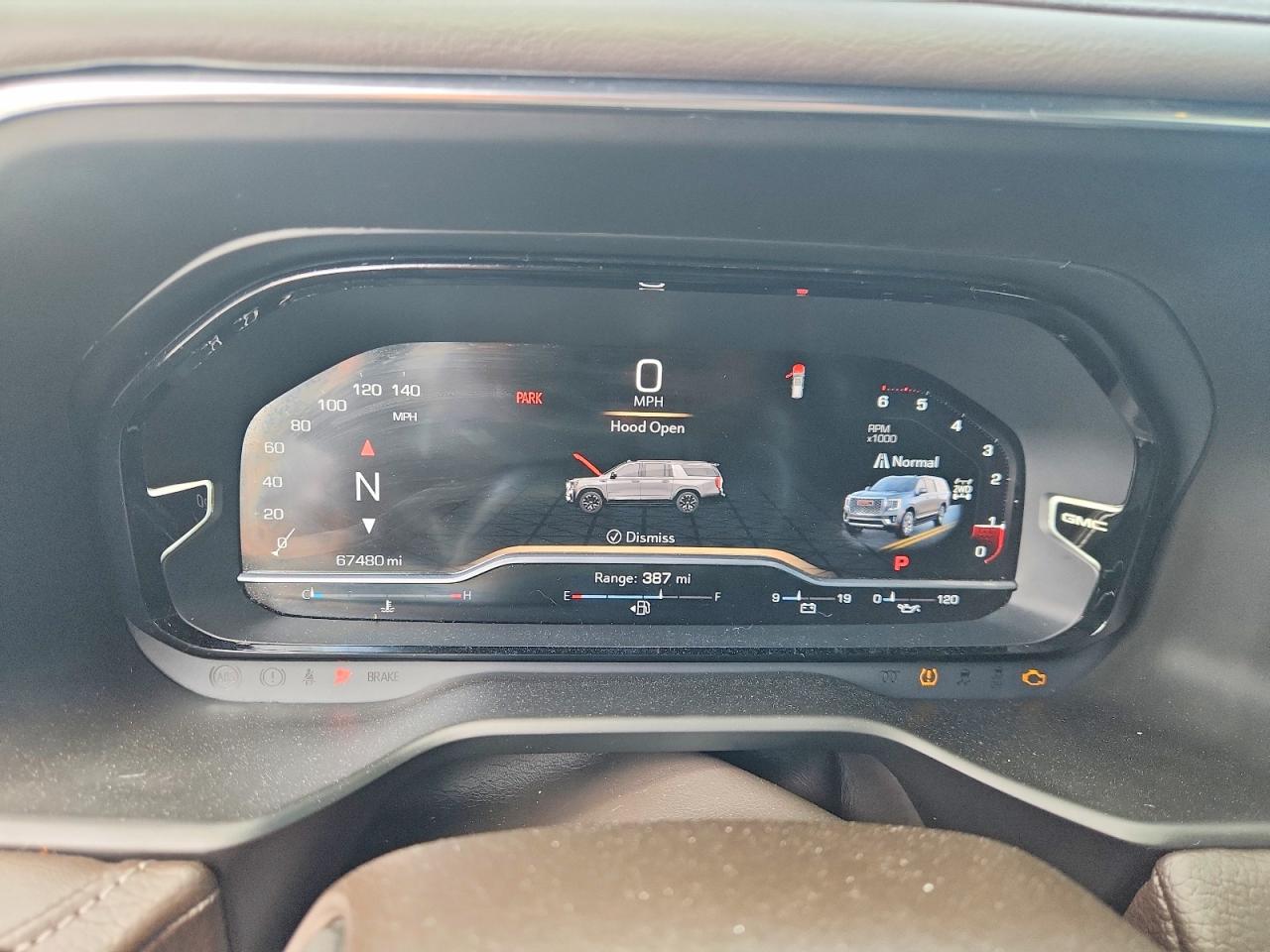 2023 GMC Yukon XL VIN 1GKS2JKT6PR335581 COPART salvage auction — Front End, TX - SALVAGE VEHICLE TITLE, sold $33,500 on 2026-07-02 (photo 9)