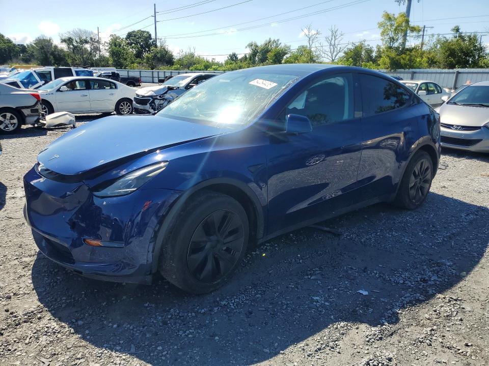 2024 Tesla Model y VIN 7SAYGDED9RF169081 COPART salvage auction — FRONT END, Fl - Cert Of Title Slvg Rebuildable, sold $8,500 on 2026-07-17 (photo 1)