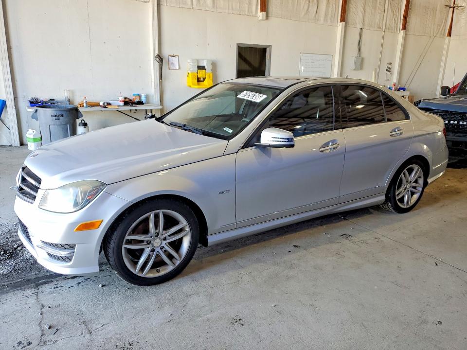 2012 Mercedes-benz C class VIN WDDGF4HB0CR218665 COPART salvage auction — NORMAL WEAR, Va - Certificate Of Title, sold $400 on 2026-07-14 (photo 1)