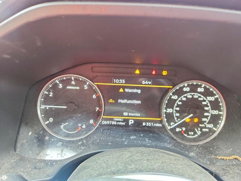 2022 Mitsubishi Outlander VIN JA4J3UA81NZ083751 COPART salvage auction — FRONT END, Ga - Cert Of Title-Salvage, sold $5,900 on 2026-07-17 (photo 9)
