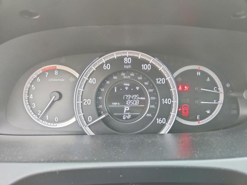 2016 Honda Accord VIN 1HGCR2F82GA086722 COPART salvage auction — FRONT END, Tn - Salvage Certificate, sold $3,900 on 2026-07-02 (photo 9)
