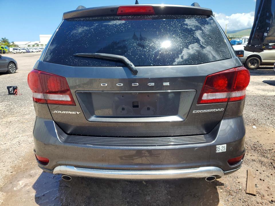 2018 Dodge Journey VIN 3C4PDCGG6JT257286 COPART salvage auction — FRONT END, Hi - Cert Of Title-Repossession, sold $2 on 2026-07-27 (photo 6)
