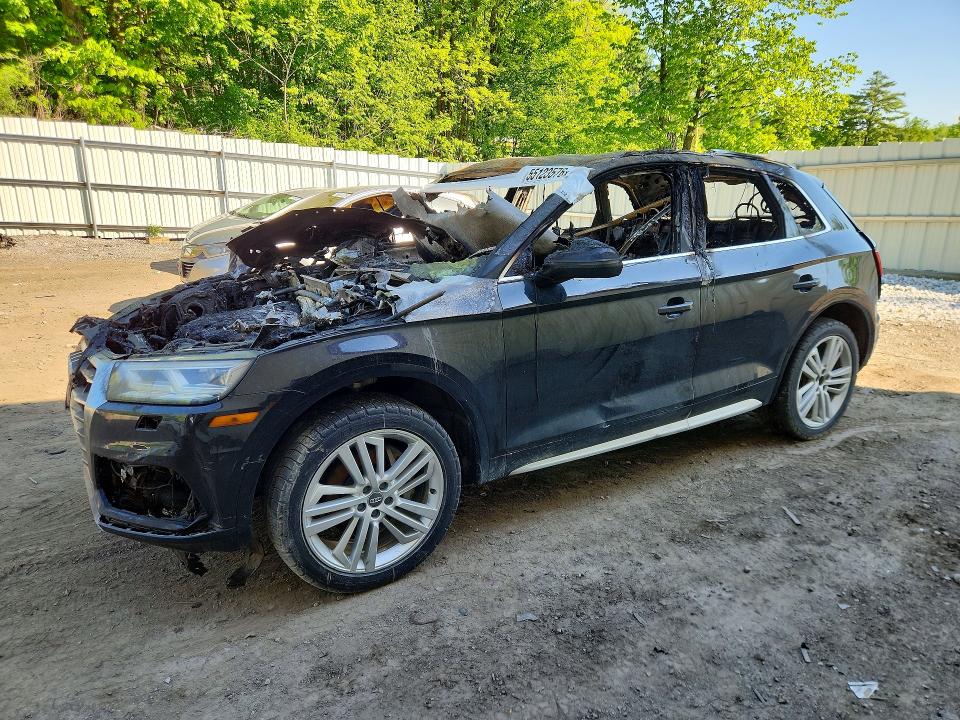 2018 Audi Q5 VIN WA1BNAFY8J2051193 COPART salvage auction — BURN, Vt - Cert Of Title-Parts Only Salva, sold $200 on 2026-07-27 (photo 1)