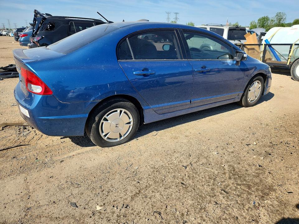2009 Honda Civic VIN JHMFA36279S011949 COPART salvage auction — REAR END, Il - Salvage Certificate, sold $325 on 2026-07-09 (photo 3)