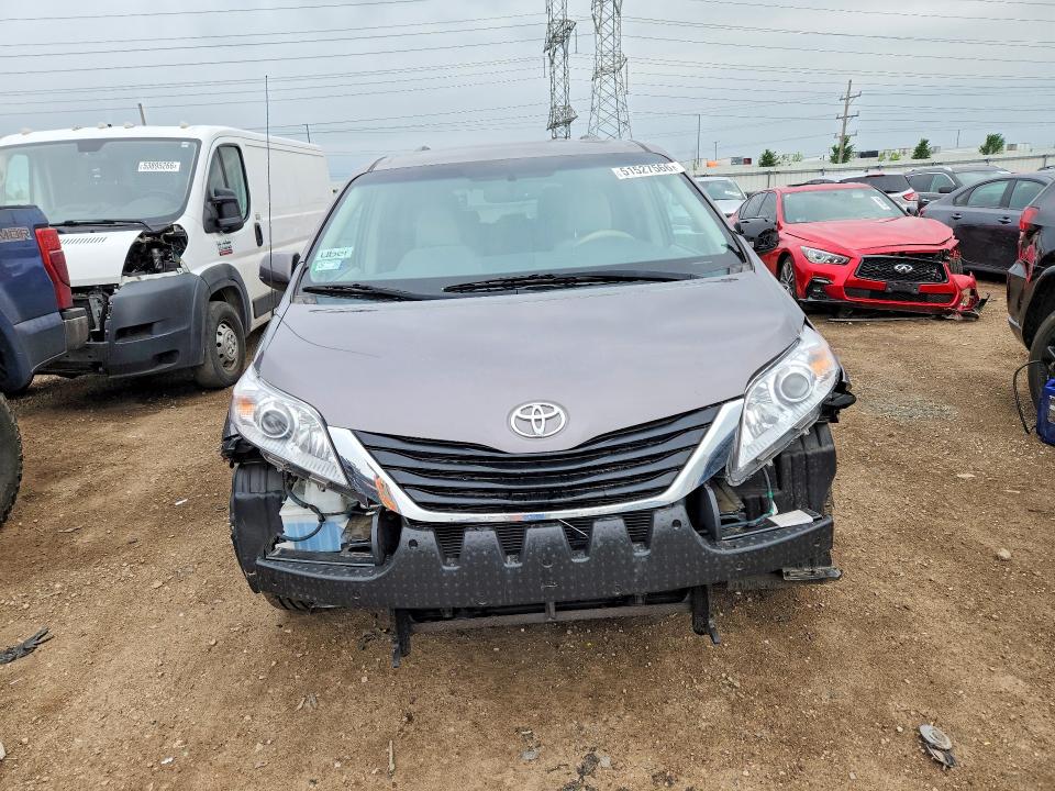 2012 Toyota VIN 5TDKK3DC0CS193101 COPART salvage auction — FRONT END, Il - Salvage Certificate, sold $1,950 on 2026-07-02 (photo 5)