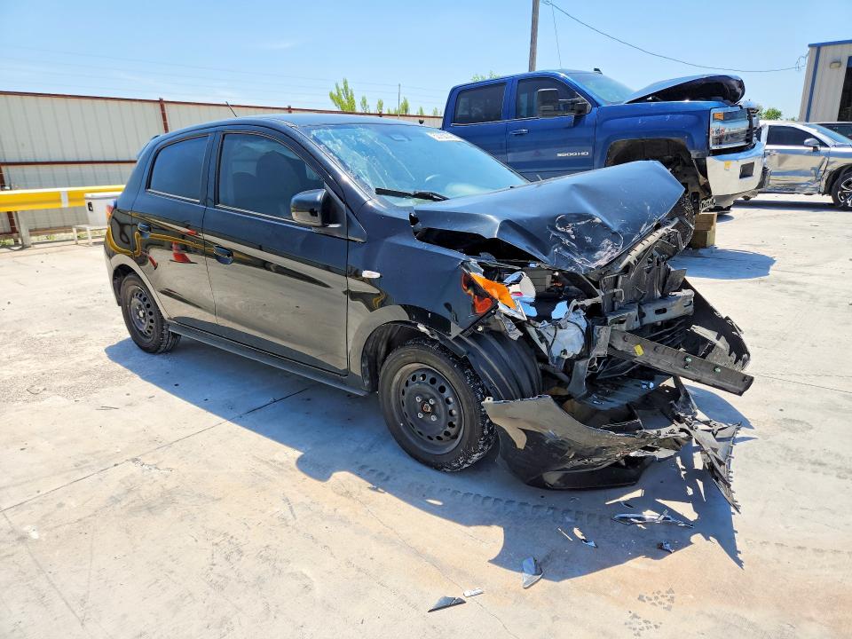 2022 Mitsubishi Mirage VIN ML32AUHJXNH009570 COPART salvage auction — FRONT END, Tx - Salvage Vehicle Title, sold $1,200 on 2026-07-10 (photo 4)