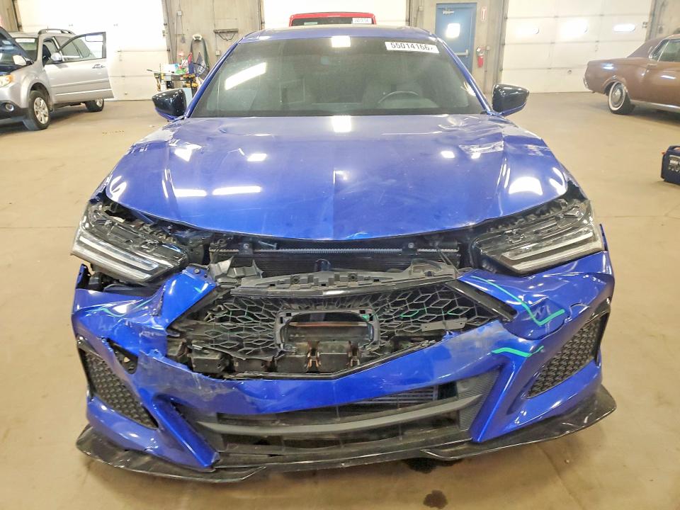 2022 Acura Tlx VIN 19UUB7F90NA002084 COPART salvage auction — FRONT END, Mn - Cert Of Title-Salvage (P), sold $17,400 on 2026-07-28 (photo 5)