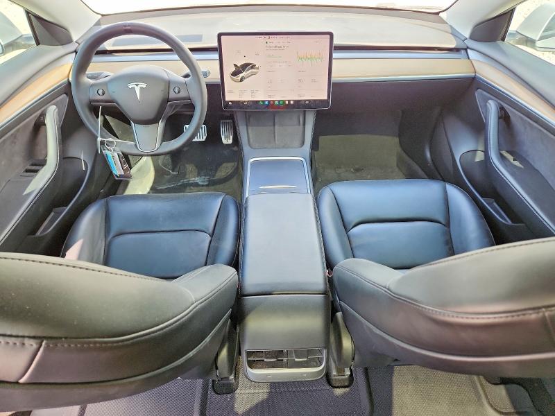 2021 Tesla Model 3 VIN 5YJ3E1EA9MF002696 COPART salvage auction — FRONT END, Salvage Title, sold $9,000 on 2026-07-16 (photo 8)