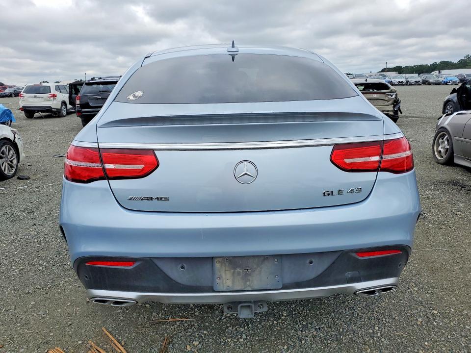 2017 Mercedes-benz Gle class VIN 4JGED6EB3HA067703 COPART salvage auction — MINOR DENT/SCRATCHES, Ca - Dis/Dlr/Exp Only Clean Title (P), sold $23,900 on 2026-07-14 (photo 6)