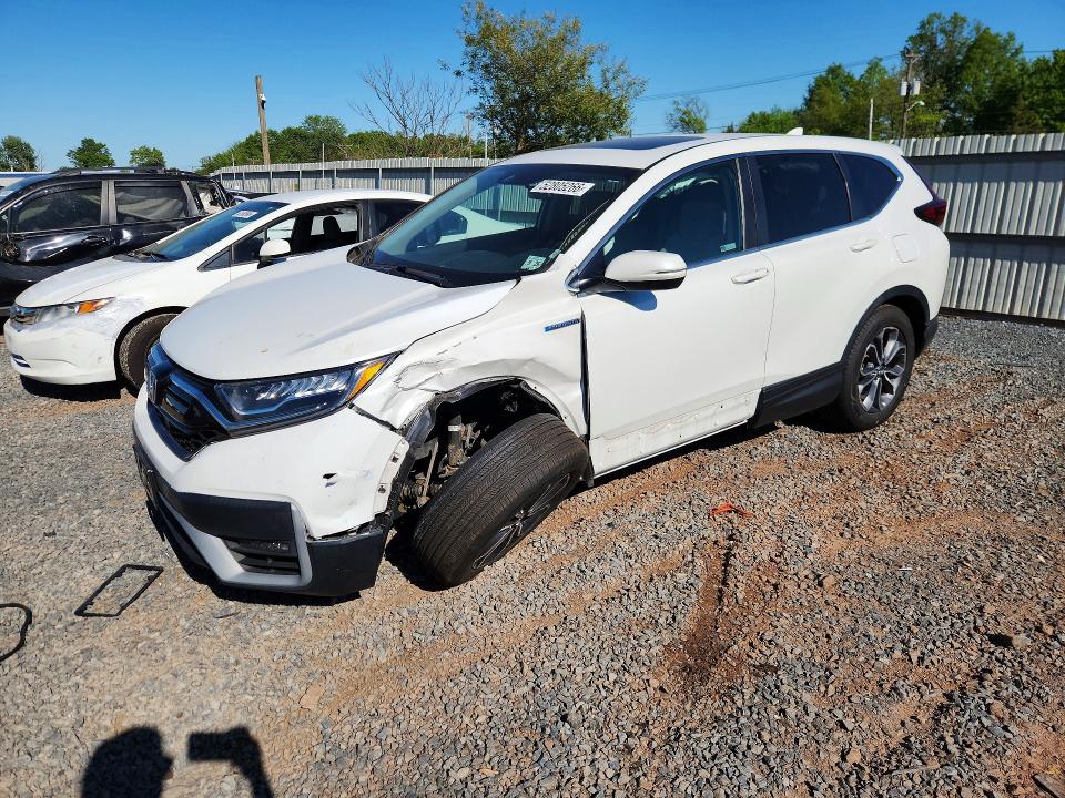 2021 Honda Cr-v VIN 7FART6H55ME035565 COPART salvage auction — FRONT END, Nj - Cert Of Title-Salvage, sold $10,300 on 2026-07-31 (photo 1)
