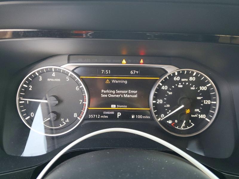 2023 Nissan Pathfinder VIN 5N1DR3CB1PC205224 COPART salvage auction — REAR END, Ca - Salvage Certificate, sold $9,400 on 2026-07-28 (photo 9)
