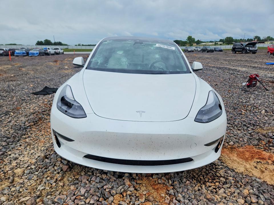2022 Tesla Model 3 VIN 5YJ3E1EB6NF359893 COPART salvage auction — HAIL, Mo - Salvage Certificate Of Title, sold $9,500 on 2026-07-27 (photo 5)