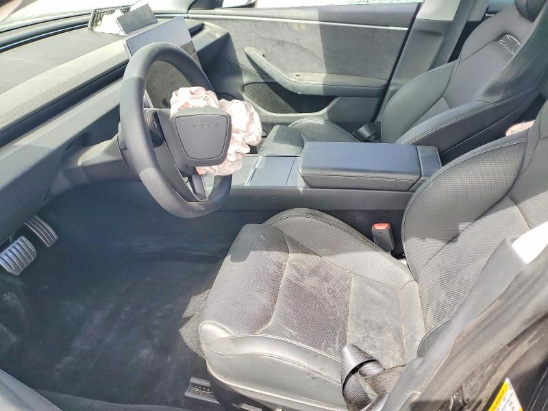 2024 Tesla VIN 5YJ3E1ET9RF808563 COPART salvage auction — FRONT END, Ca - Salvage Certificate, sold $10,900 on 2026-07-20 (photo 7)
