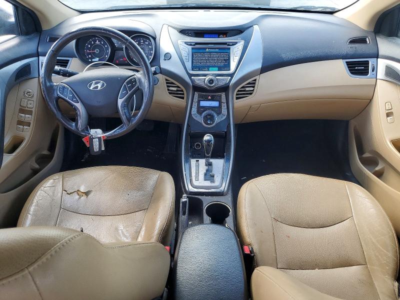 2013 Hyundai Elantra VIN 5NPDH4AEXDH403536 COPART salvage auction — FRONT END, Tx - Bonded Title - Salvage, sold $1,550 on 2026-07-02 (photo 8)