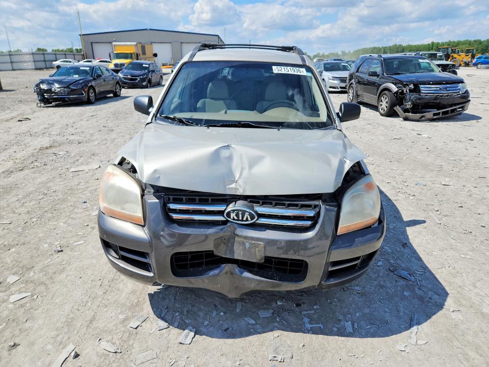 2007 Kia Sportage VIN KNDJE723377440057 COPART salvage auction — UNDERCARRIAGE, Il - Salvage Certificate, sold $275 on 2026-07-20 (photo 5)