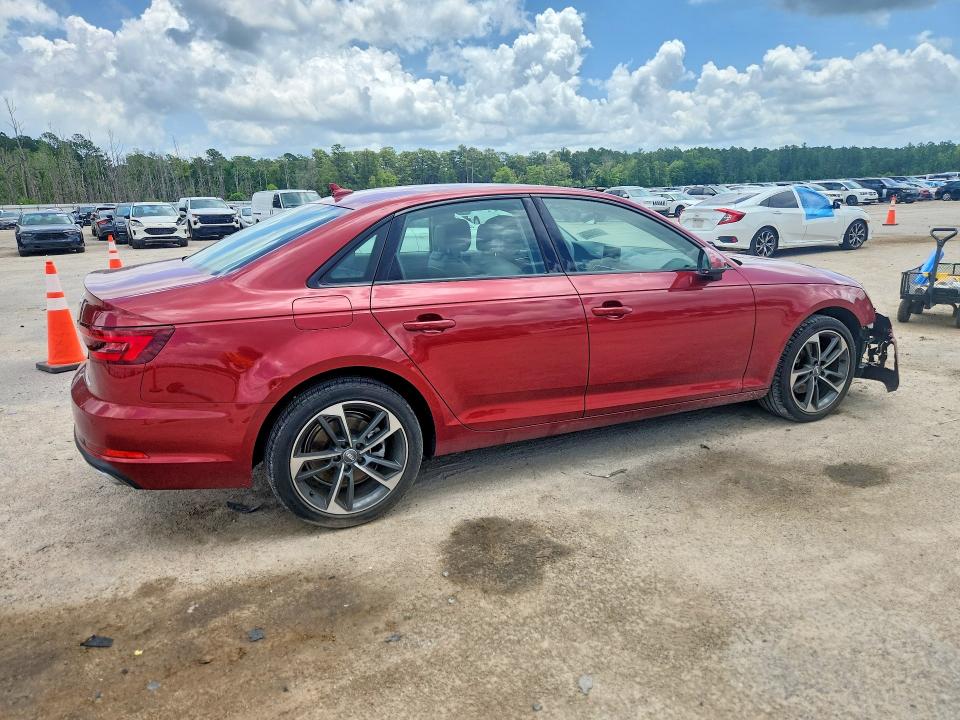 2019 Audi A4 VIN WAUGMAF41KN021705 COPART salvage auction — FRONT END, Nc - Salvage Certificate Of Title, sold $5,100 on 2026-07-15 (photo 3)