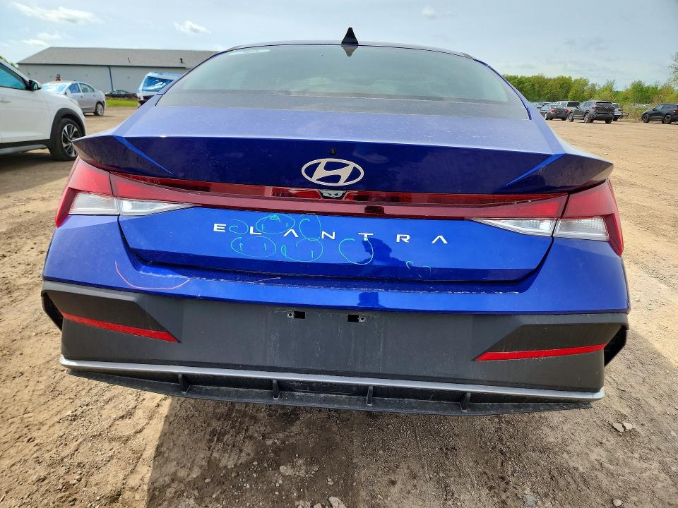2025 Hyundai Elantra VIN KMHLL4DG5SU030072 COPART salvage auction — HAIL, OH - CERT OF TITLE-SALVAGE, sold $1,150 on 2026-07-27 (photo 6)