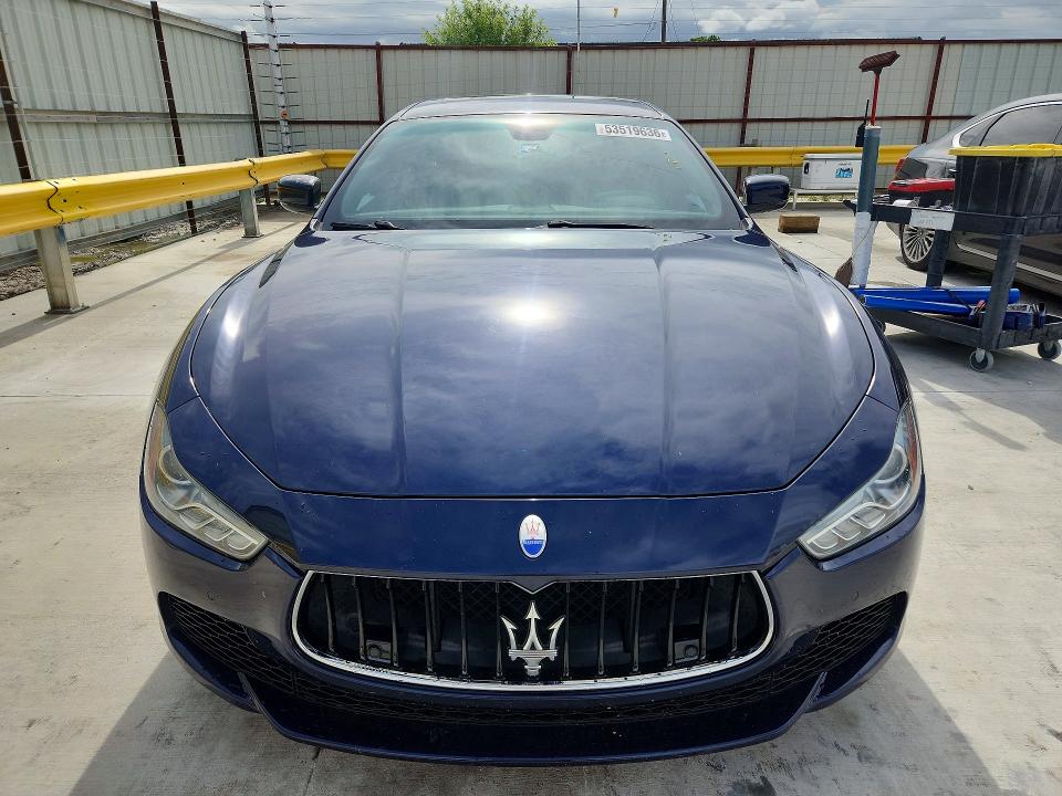 2015 Maserati Ghibli VIN ZAM57RTAXF1142395 COPART salvage auction — HAIL, Tx - Certificate Of Title, sold $5,100 on 2026-07-07 (photo 5)