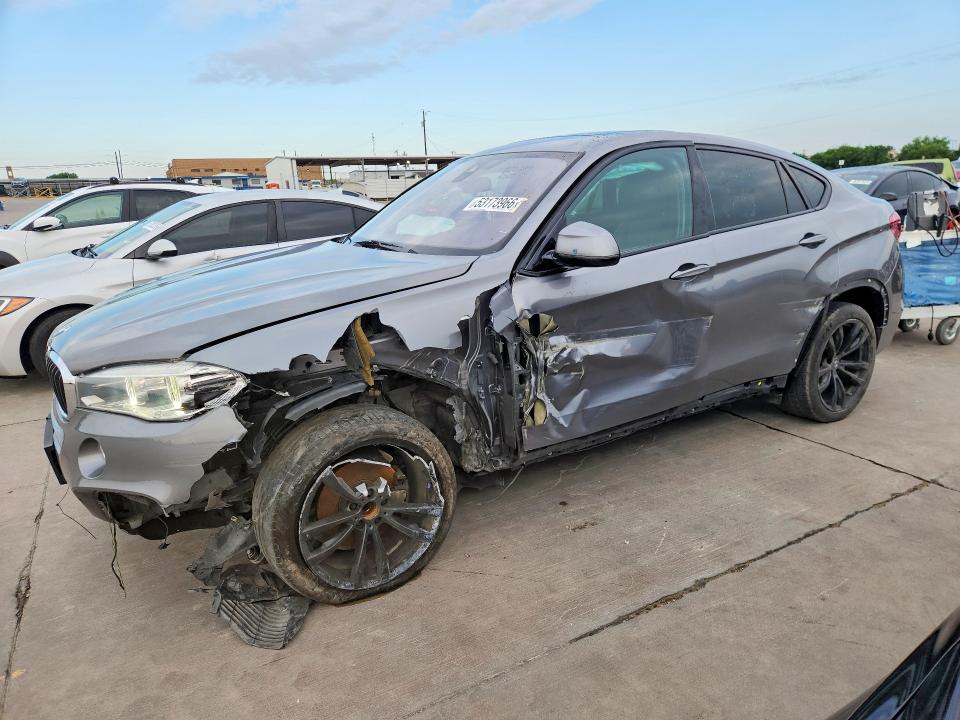 2019 BMW X6 VIN 5UXKU0C59K0S97436 COPART salvage auction — FRONT END, Tx - Certificate Of Title, sold $12,600 on 2026-07-30 (photo 1)