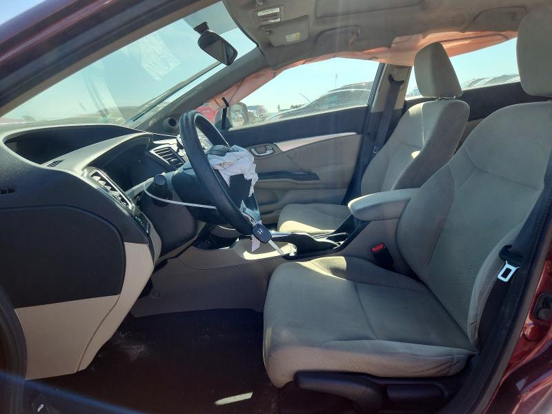 2013 Honda Civic VIN 19XFB2F87DE003262 COPART salvage auction — FRONT END, MI - CERTIFICATE OF TITLE, sold $525 on 2026-07-09 (photo 7)