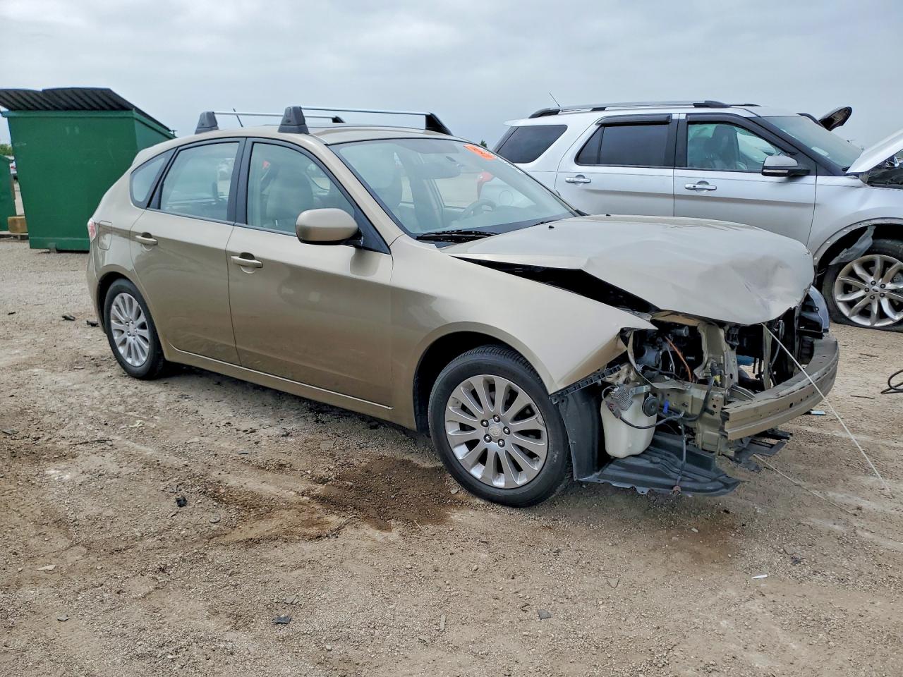 2008 Subaru Impreza VIN JF1GH61628H810262 COPART salvage auction — Front End, IL - SALVAGE CERTIFICATE, sold $325 on 2026-07-02 (photo 4)