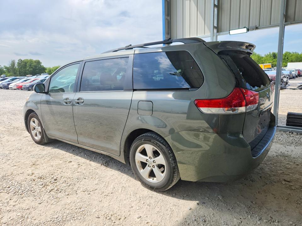 2014 Toyota VIN 5TDKK3DC6ES476766 COPART salvage auction — HAIL, Salvage Title, sold $150 on 2026-07-21 (photo 2)
