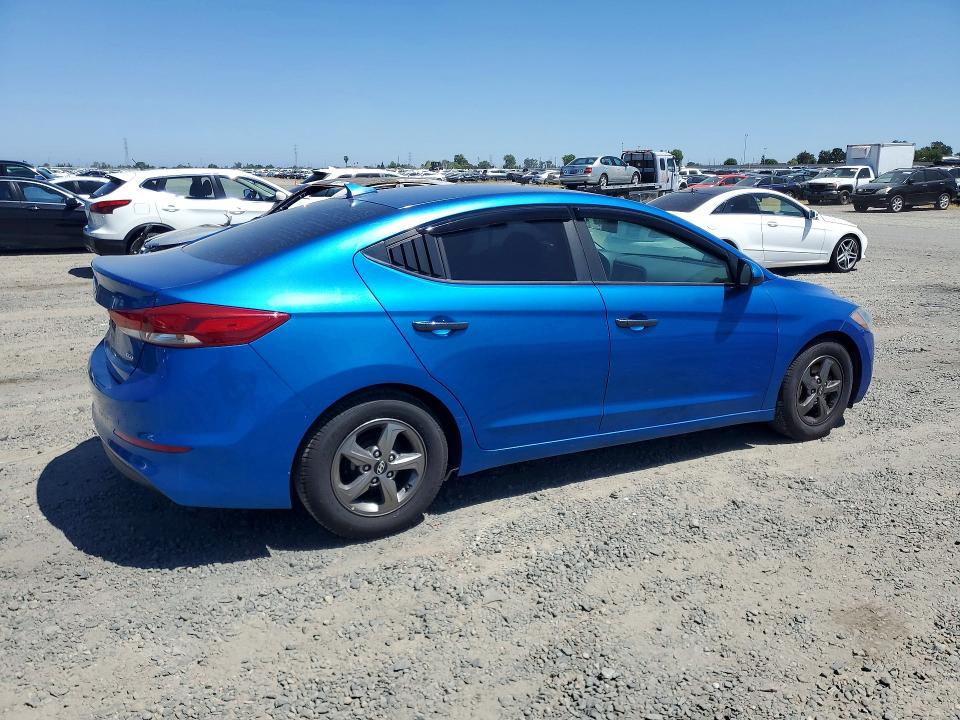 2017 Hyundai VIN 5NPD94LA4HH090822 COPART salvage auction — NORMAL WEAR, Ca - Salvage Certificate, sold $1,400 on 2026-07-02 (photo 3)