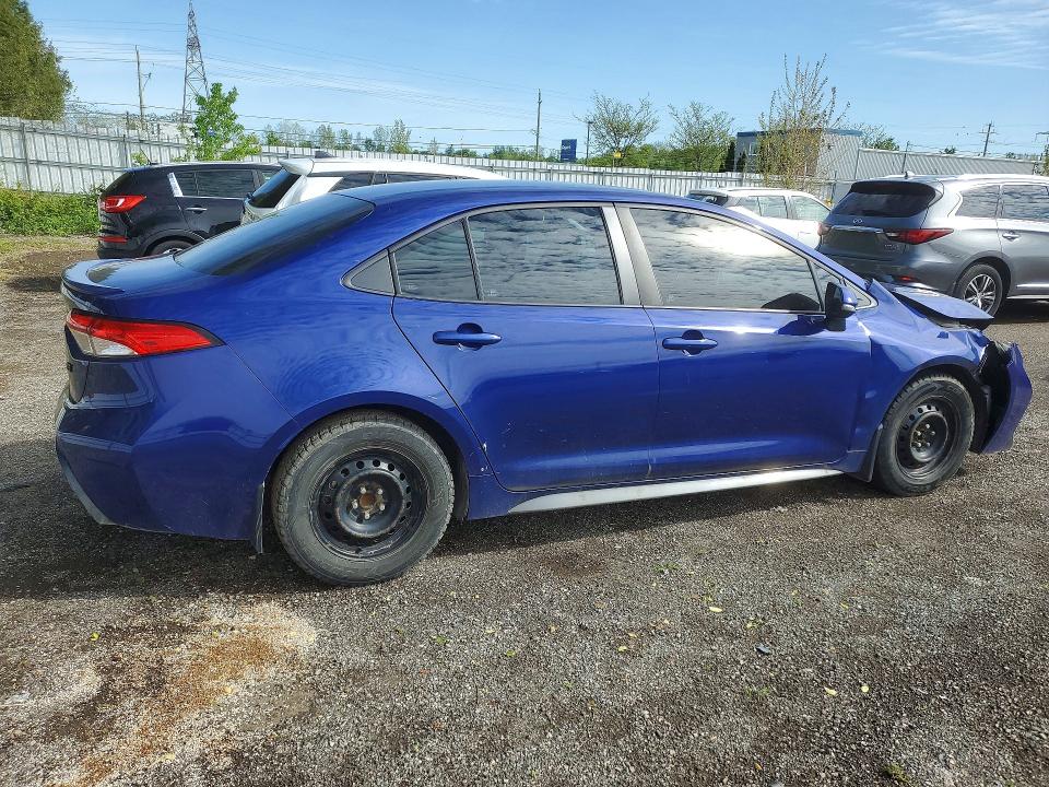 2021 Toyota Corolla VIN 5YFB4MBE3MP093203 COPART salvage auction — FRONT END, On - Permit Salvage, sold $150 on 2026-07-21 (photo 3)