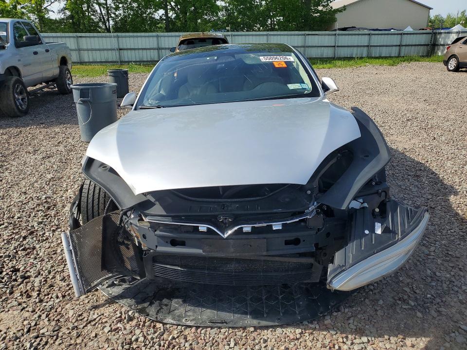 2017 Tesla Model s VIN 5YJSA1E18HF199213 COPART salvage auction — FRONT END, Wv - Certificate Of Title (P), sold $4,400 on 2026-07-08 (photo 5)