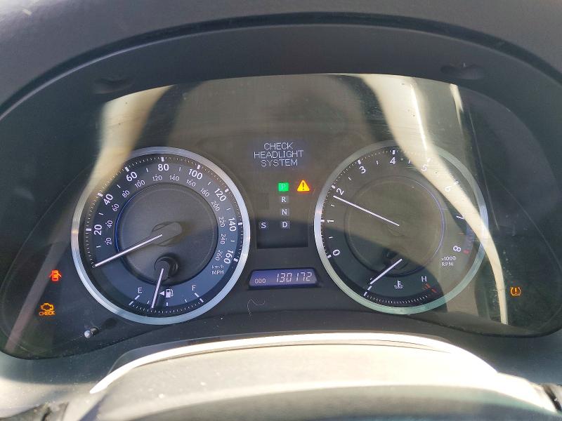 2012 Lexus VIN JTHCF5C26C5058612 COPART salvage auction — FRONT END, Il - Salvage Certificate, sold $1,200 on 2026-07-10 (photo 9)