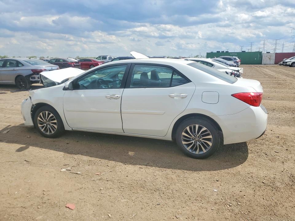 2017 Toyota Corolla VIN 5YFBURHE9HP650688 COPART salvage auction — FRONT END, IL - SALVAGE CERTIFICATE, sold $625 on 2026-07-28 (photo 2)