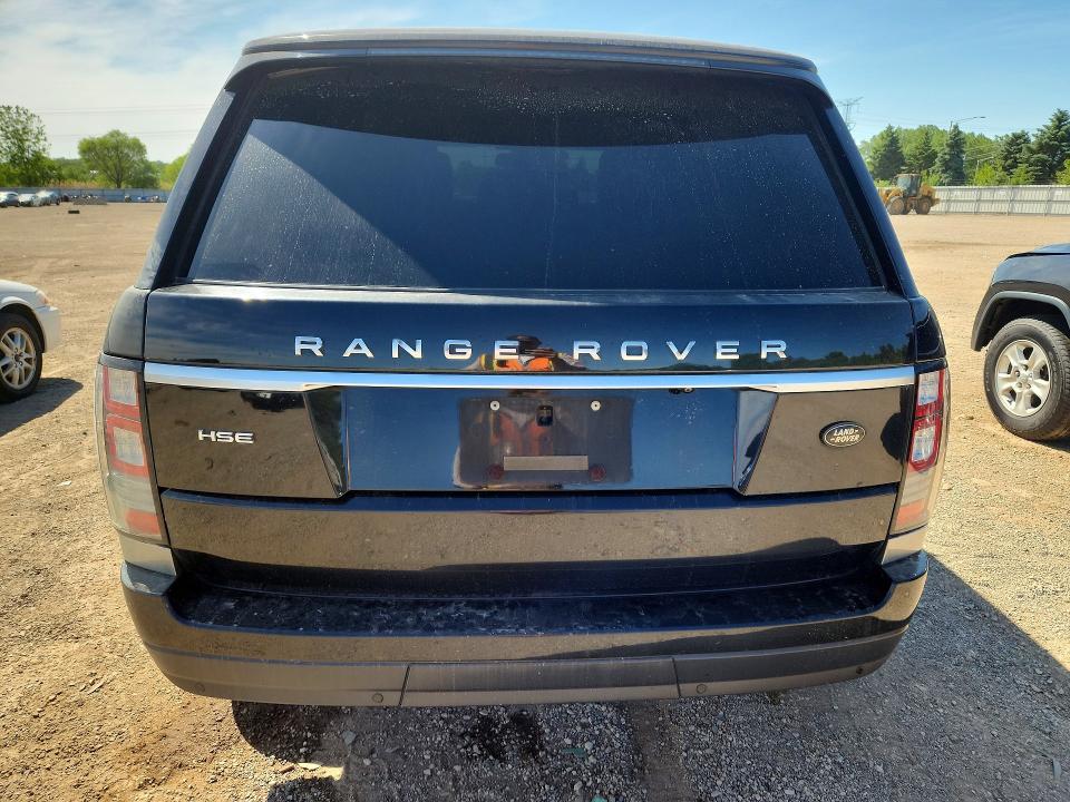 2014 Land rover RANGE ROVER VIN SALGS2VF8EA126487 COPART salvage auction — SIDE, Il - Salvage Certificate, sold $3,200 on 2026-07-14 (photo 6)