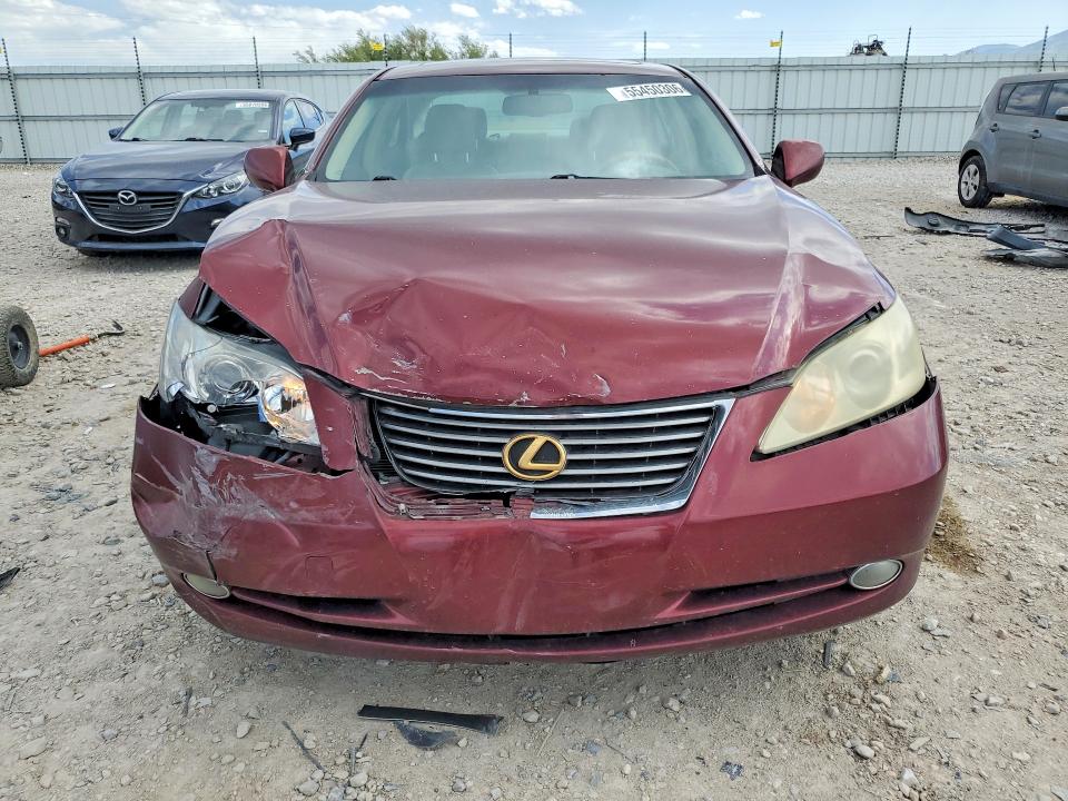 2007 Lexus Es 350 VIN JTHBJ46GX72061144 COPART salvage auction — FRONT END, Ut - Salvage Certificate, sold $350 on 2026-07-31 (photo 5)