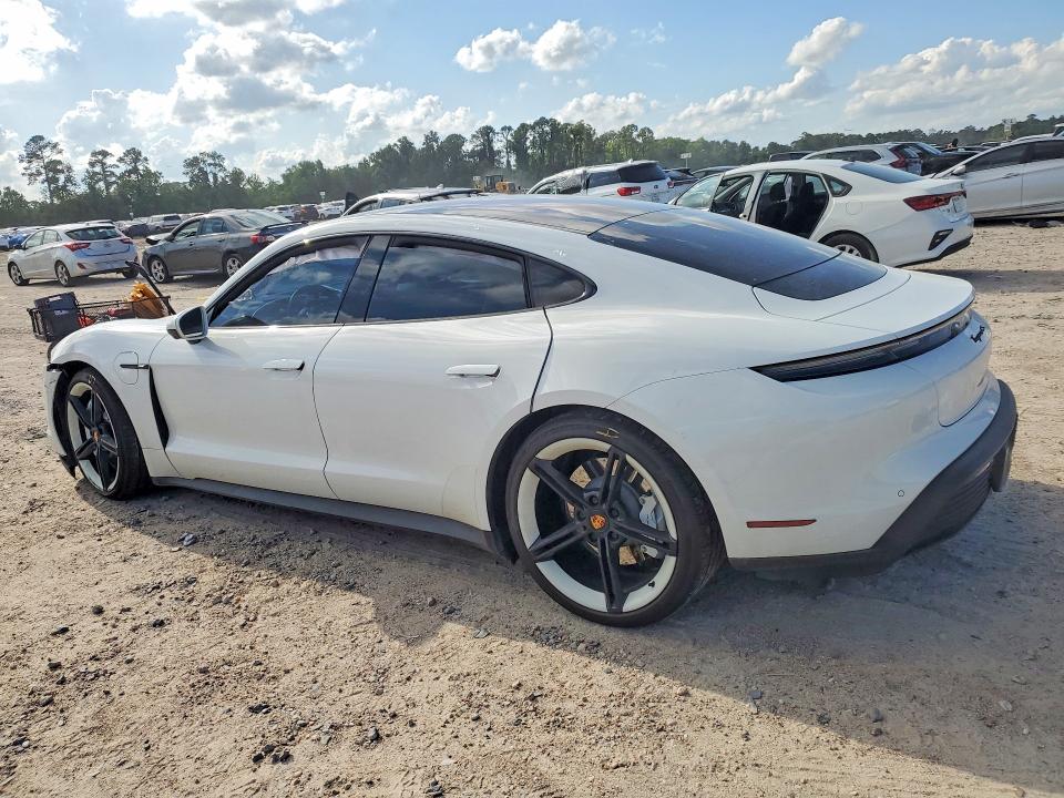 2021 Porsche Taycan VIN WP0AB2Y19MSA45989 COPART salvage auction — FRONT END, Tx - Salvage Vehicle Title, sold $24,600 on 2026-07-07 (photo 2)