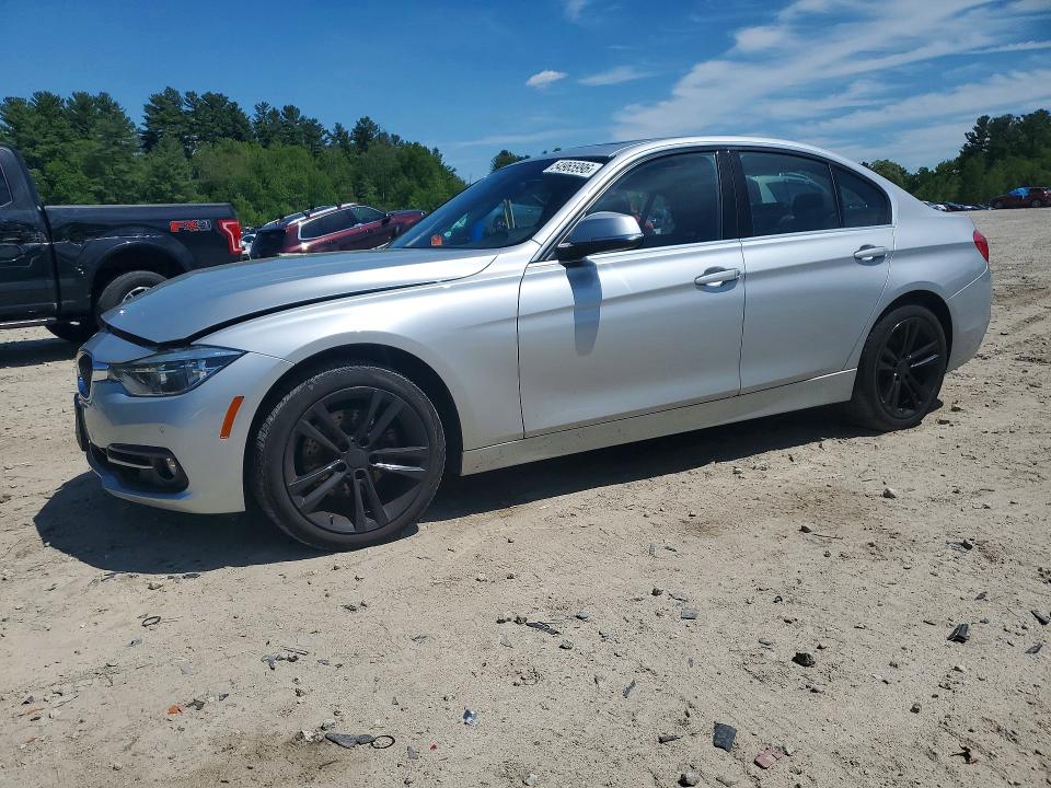 2018 BMW 3er VIN WBA8D9G5XJNU71510 COPART salvage auction — FRONT END, Ma - Cert Of Title-Salvage, sold $3,350 on 2026-08-13 (photo 1)