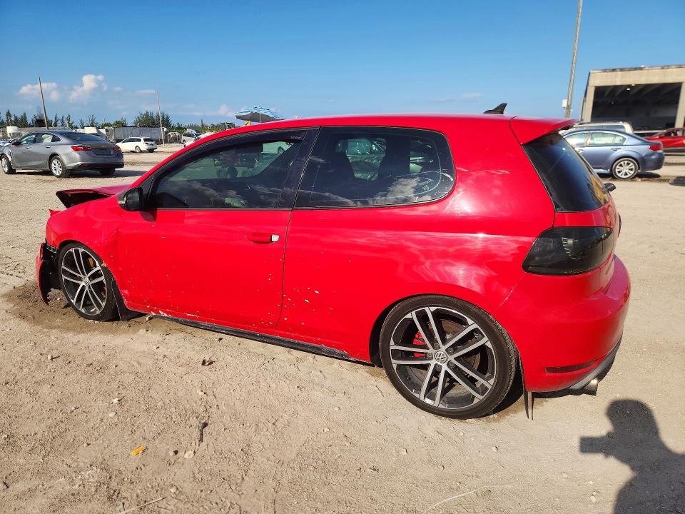 2012 Volkswagen Gti VIN WVWEV7AJ0CW015218 COPART salvage auction — FRONT END, Ga - Cert Of Title-Rebuilt, sold $900 on 2026-07-02 (photo 2)
