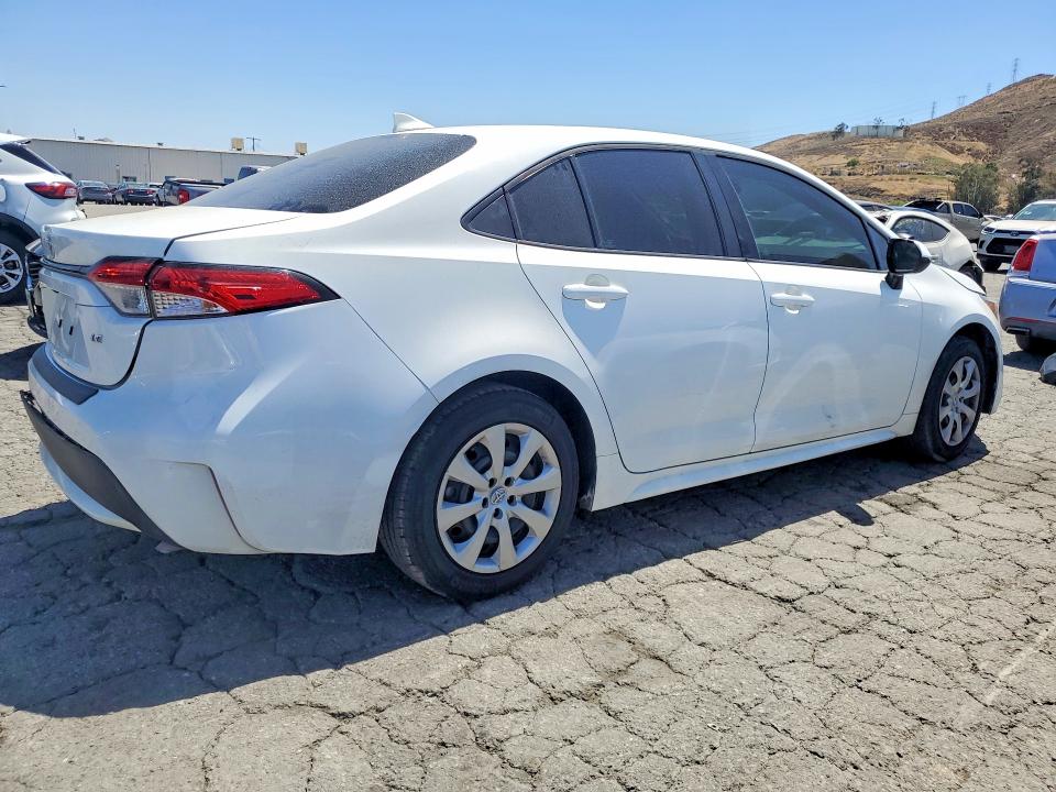 2021 Toyota Corolla VIN 5YFEPMAEXMP147506 COPART salvage auction — REAR END, Ca - Salvage Certificate, sold $4,300 on 2026-07-02 (photo 3)