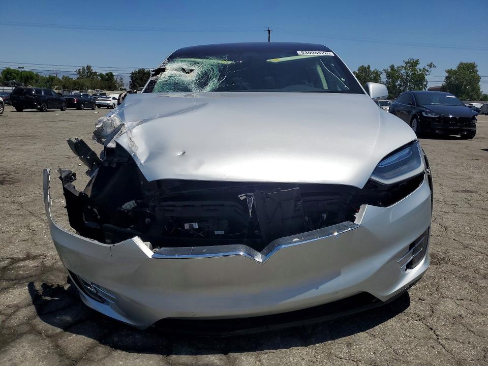 2017 Tesla Model x VIN 5YJXCBE22HF055168 COPART salvage auction — FRONT END, Ca - Salvage Certificate, sold $4,300 on 2026-07-16 (photo 5)