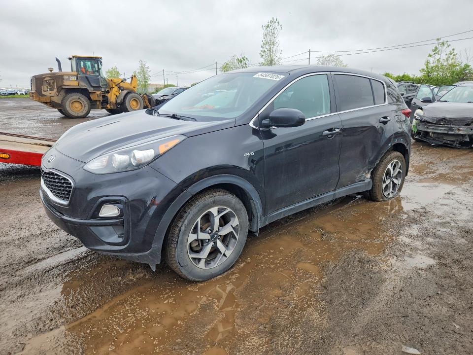 2021 Kia Sportage VIN KNDPMCAC2M7857737 COPART salvage auction — SIDE, Qc - Gravement Accidente, sold $5,200 on 2026-07-07 (photo 1)