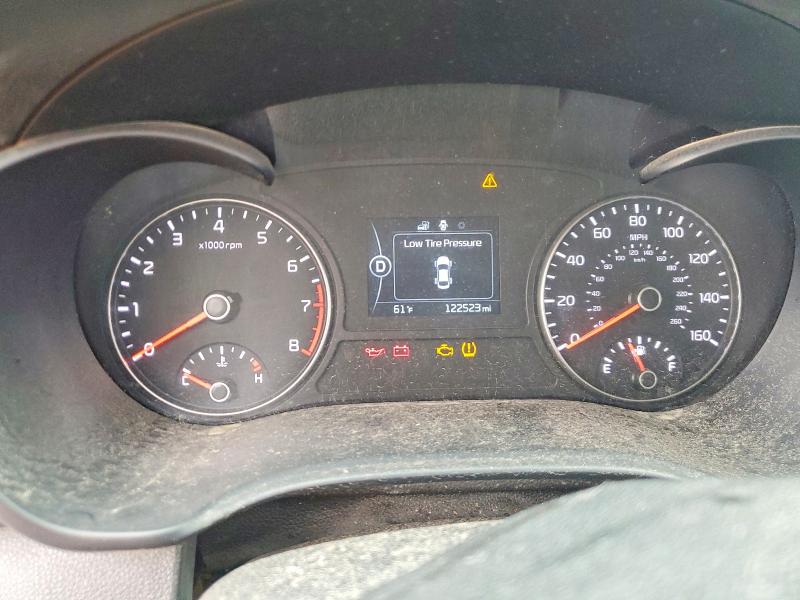 2016 Kia VIN KNAGT4L37G5117541 COPART salvage auction — FRONT END, Oh - Cert Of Title-Salvage, sold $725 on 2026-07-07 (photo 9)