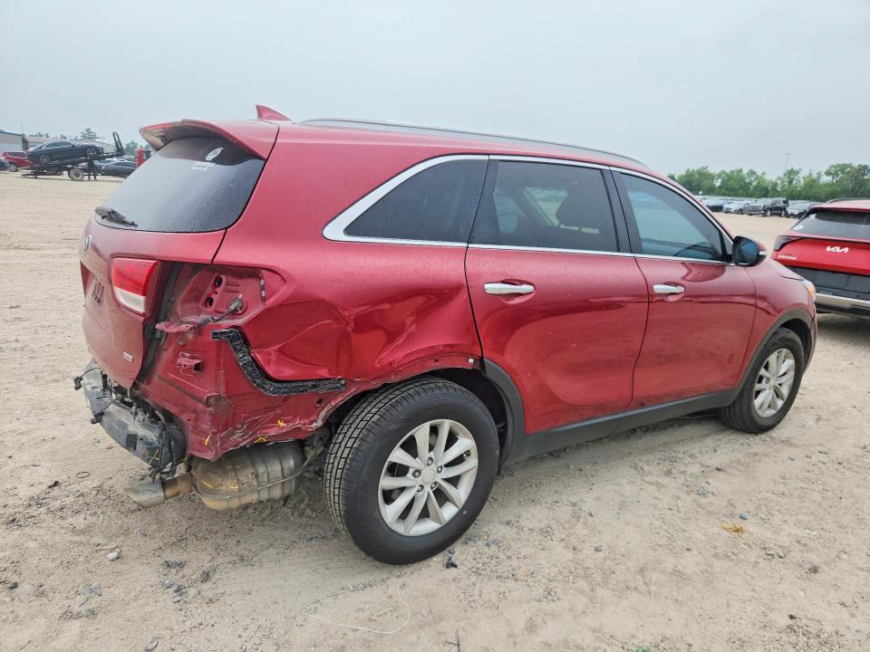 2018 Kia Sorento VIN 5XYPG4A32JG387110 COPART salvage auction — REAR END, Tx - Salvage Vehicle Title, sold $1,950 on 2026-07-21 (photo 3)