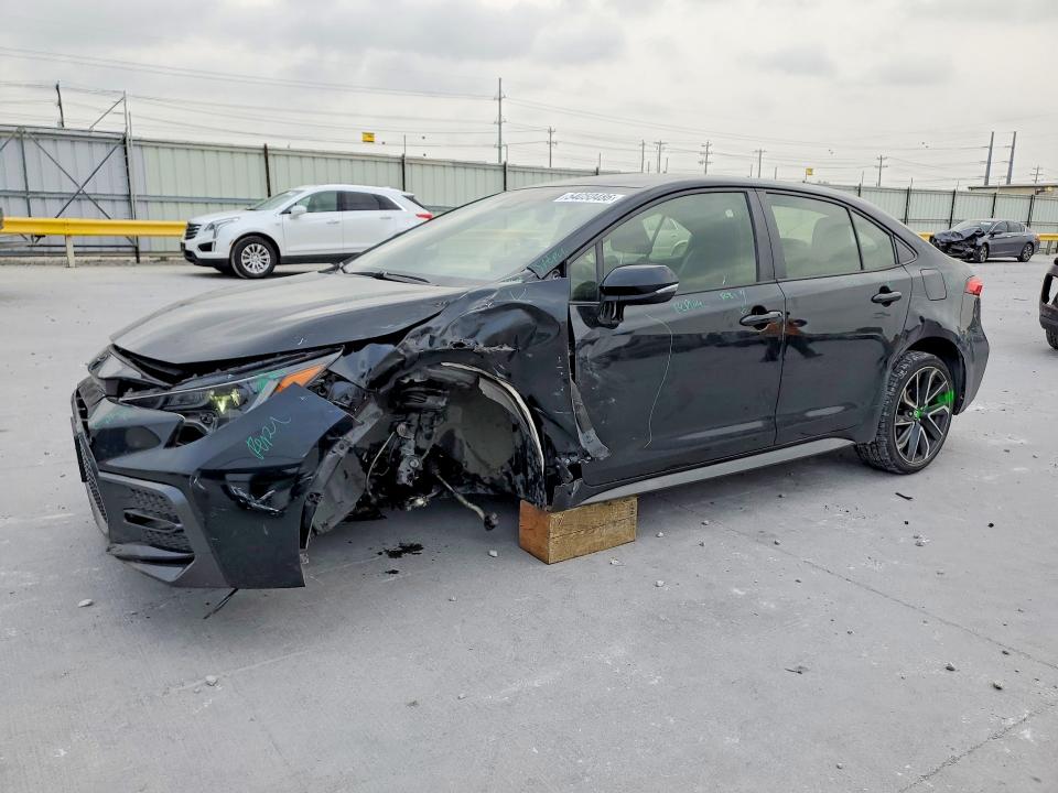 2022 Toyota Corolla VIN JTDS4MCE2NJ098736 COPART salvage auction — FRONT END, Tx - Salvage Vehicle Title, sold $500 on 2026-07-28 (photo 1)