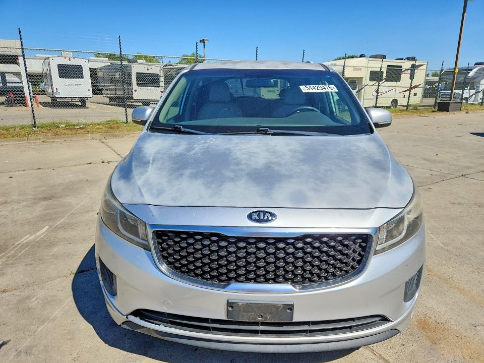 2015 Kia SEDONA VIN KNDMB5C18F6062622 COPART salvage auction — MECHANICAL, Mt - Dis/Dlr/Exp Only Clean Title, sold $675 on 2026-07-20 (photo 5)