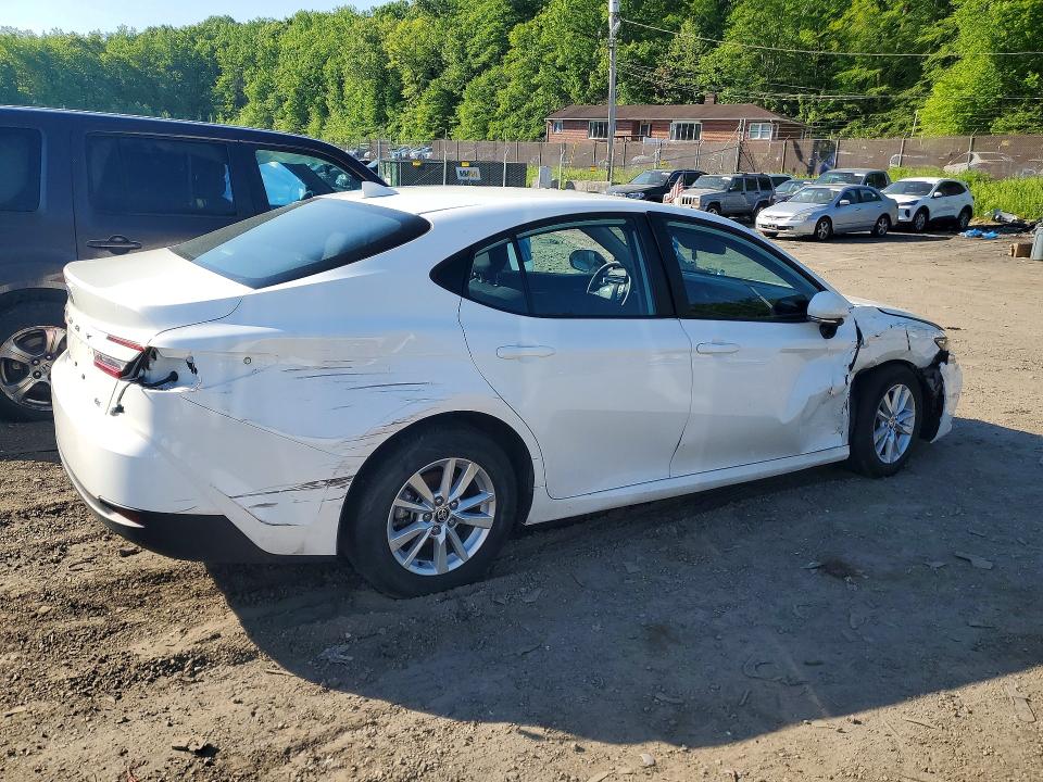 2025 Toyota Camry VIN 4T1DAACK0SU520983 COPART salvage auction — FRONT END, Tx - Salvage Vehicle Title, sold $15,600 on 2026-07-09 (photo 3)
