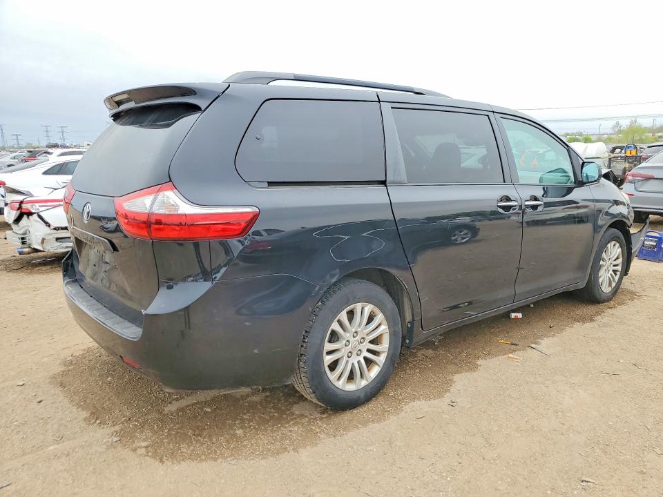 2015 Toyota Sienna VIN 5TDYK3DC2FS668679 COPART salvage auction — FRONT END, Il - Salvage Certificate, sold $2,300 on 2026-07-30 (photo 3)