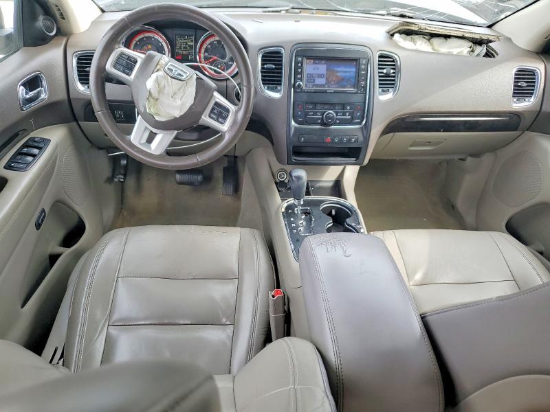 2013 Dodge Durango VIN 1C4RDHDG9DC508635 COPART salvage auction — FRONT END, Tx - Salvage Vehicle Title, sold $775 on 2026-07-02 (photo 8)