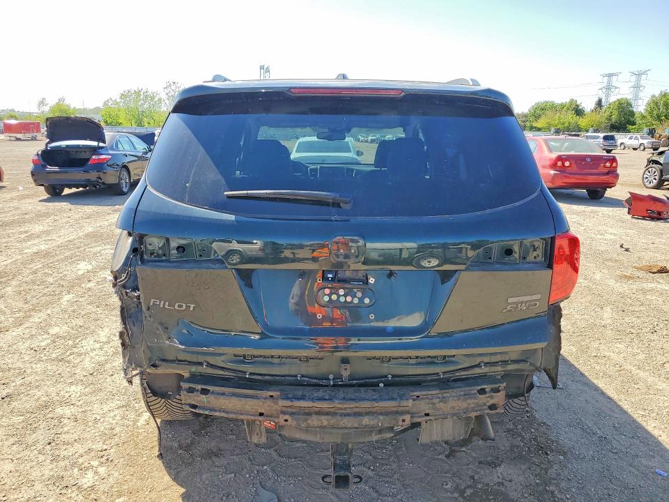 2016 Honda VIN 5FNYF6H90GB029291 COPART salvage auction — REAR END, Il - Salvage Certificate, sold $5,800 on 2026-07-02 (photo 6)