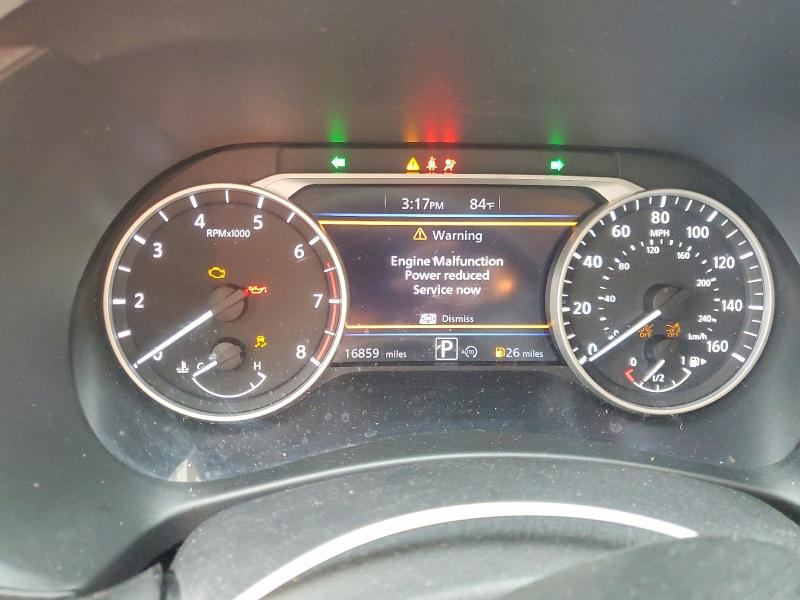 2025 Nissan Sentra VIN 3N1AB8CV1SY378165 COPART salvage auction — FRONT END, Tx - Salvage Vehicle Title, sold $3,150 on 2026-07-02 (photo 9)