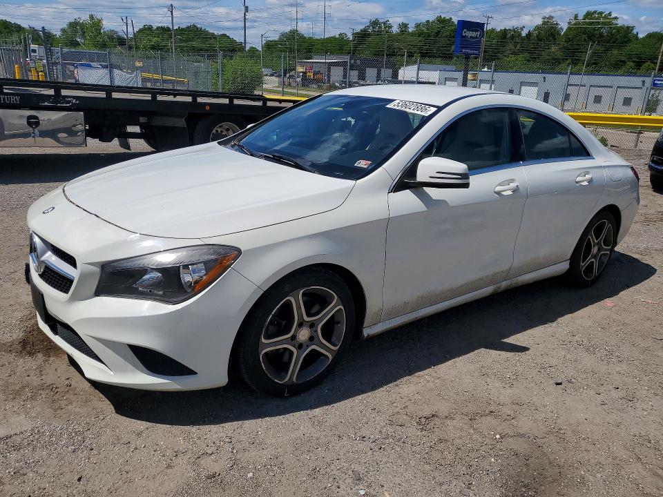 2014 Mercedes-benz Cla-klasse VIN WDDSJ4EB1EN138881 COPART salvage auction — SIDE, MD - CERT OF SALVAGE < 75% DAMAGE, sold $400 on 2026-07-30 (photo 1)