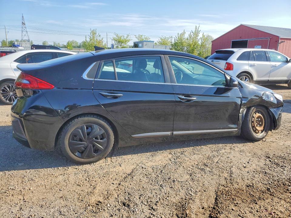 2018 Hyundai Ioniq VIN KMHC75LD5JU096007 COPART salvage auction — UNDERCARRIAGE, ON - PERMIT NO BRAND - UNFIT, sold $1,300 on 2026-07-16 (photo 3)